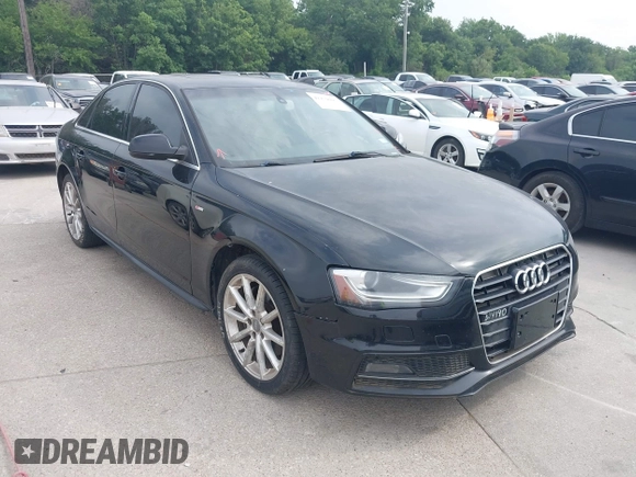 2014 Audi A4 Premium Plus z VIN WAUEFAFL2EN022570, wystawiony jako IAAI lot #42279097 z przebiegiem 115 023 mil mil oraz . Historia ofert i sprzedaży dostępna na DreamBid. Obrazek 1.