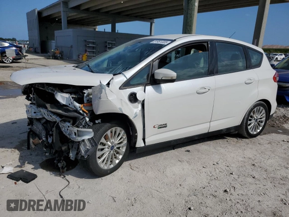 2017 Ford C-Max Energi SE with VIN 1FADP5EU8HL107917, listed as a Copart auction lot 51981005 with 999,999 mi miles and Non Repairable. Bid and sale history available at carsss.com. Image 1.