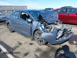 2022 Toyota Corolla SE with VIN JTDS4MCEXN3510809, listed as a IAAI auction lot 41560399 with 1 mi miles. Bid and sale history available at carsss.com. Image 1.
