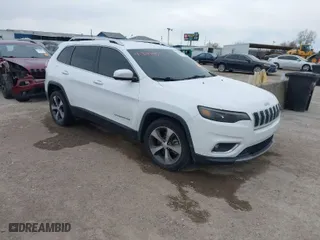2019 Jeep Cherokee Limited with VIN 1C4PJLDB4KD346296, listed as a IAAI auction lot 41364345 with 171,855 mi miles. Bid and sale history available at carsss.com. Image 1.