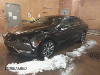 2015 Chrysler 200 C with VIN 1C3CCCCG7FN581463, listed as a IAAI auction lot 41592641 with 108,300 mi miles. Bid and sale history available at carsss.com. Image 17.