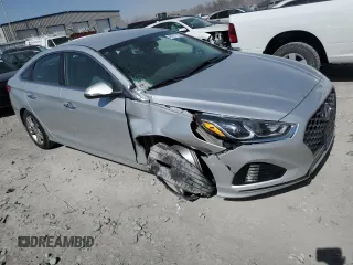 2018 Hyundai Sonata SEL with VIN 5NPE34AF0JH709281, listed as a Copart auction lot 48797735 with 96,482 mi miles and Salvage Title. Bid and sale history available at DreamBid. Image 4.