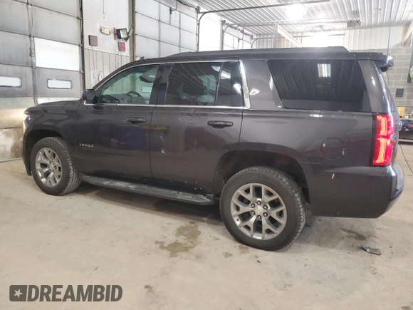 2018 Chevrolet Tahoe LS z VIN 1GNSKAKC0JR258071, wystawiony jako Copart lot #49054535 z przebiegiem 136 406 mil mil oraz Szkoda całkowita • Salvage title. Historia ofert i sprzedaży dostępna na DreamBid. Obrazek 2.
