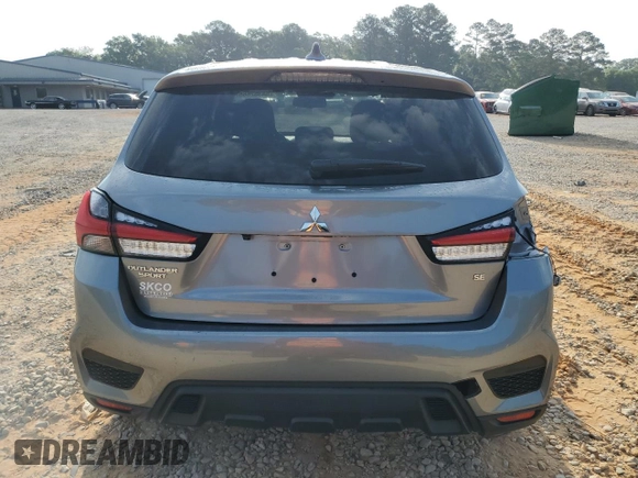 2022 Mitsubishi Outlander SE with VIN JA4APVAU7NU022926, listed as a Copart auction lot 54352665 with 41,909 mi miles and Salvage title. Bid and sale history available at DreamBid. Image 6.