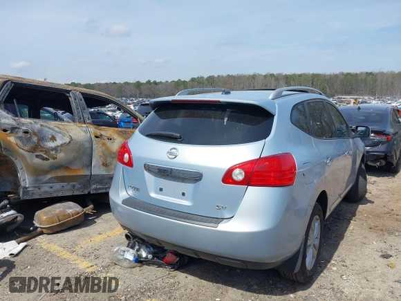 2012 Nissan Rogue S with VIN JN8AS5MT6CW255130, listed as a IAAI auction lot 41810612 with 150,866 mi miles and . Bid and sale history available at DreamBid. Image 4.