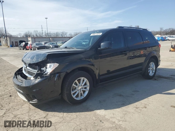 2017 Dodge Journey SXT with VIN 3C4PDCBG1HT526523, listed as a Copart auction lot 49672975 with 164,287 mi miles and Salvage Title. Bid and sale history available at carsss.com. Image 1.