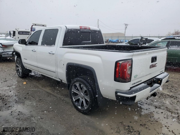 2018 GMC Sierra 1500 Denali with VIN 3GTU2PEJ4JG109628, listed as a Copart auction lot 46085925 with 99,575 mi miles and Salvage Title. Bid and sale history available at carsss.com. Image 2.
