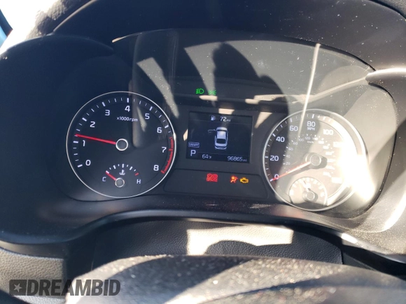 2019 Kia Forte LXS with VIN 3KPF24AD9KE105840, listed as a Copart auction lot 53428255 with 96,865 mi miles and Salvage Title. Bid and sale history available at carsss.com. Image 9.