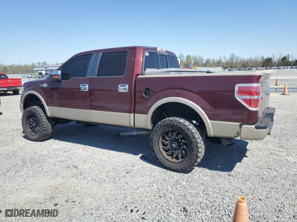 2010 Ford F-150 XL with VIN 1FTFW1EV9AKE13043, listed as a Copart auction lot 50417195 with 181,884 mi miles and Salvage Title. Bid and sale history available at carsss.com. Image 2.