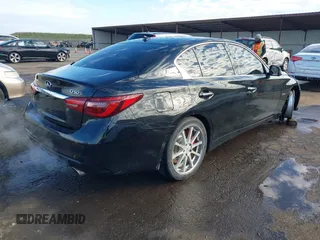 2018 Infiniti Q50 RED SPORT 400 with VIN JN1FV7AP4JM460548, listed as a IAAI auction lot 41600526 with 84,055 mi miles. Bid and sale history available at carsss.com. Image 4.