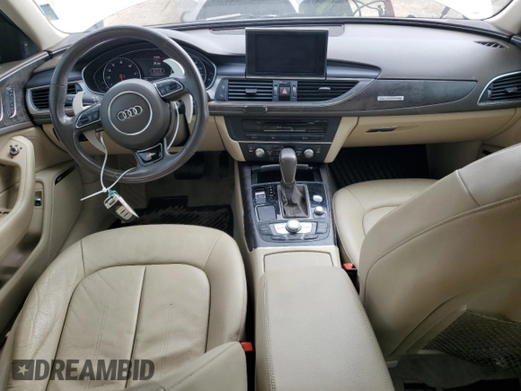 2017 Audi A6 Premium Plus with VIN WAUF2AFCXHN031862, listed as a Copart auction lot 42570865 with 106,750 mi miles and Salvage Title. Bid and sale history available at carsss.com. Image 8.