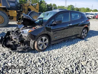 2019 Nissan LEAF SV with VIN 1N4AZ1CP8KC313703, listed as a Copart auction lot 56113735 with 56,854 mi miles and Salvage title. Bid and sale history available at DreamBid. Image 1.