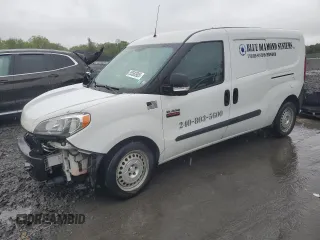 2016 Ram ProMaster City Cargo Tradesman with VIN ZFBERFAT7G6B11181, listed as a Copart auction lot 55583905 with 276,858 mi miles and Salvage Title. Bid and sale history available at DreamBid. Image 1.
