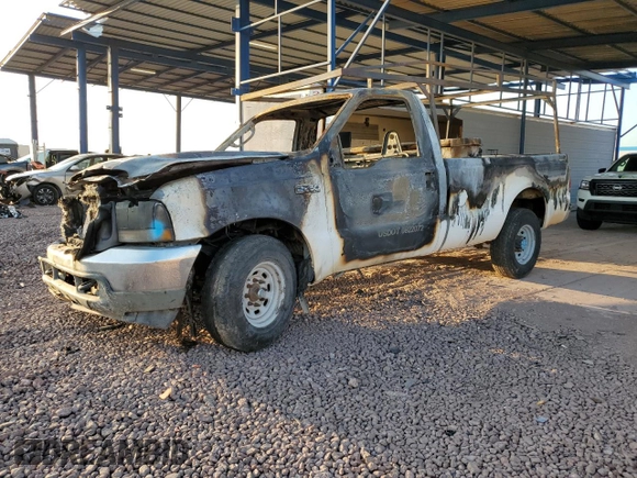 2003 Ford F-250 XL with VIN 3FTNF20L23MB33841, listed as a Copart auction lot 55350945 with Not provided miles and Salvage title. Bid and sale history available at DreamBid. Image 1.