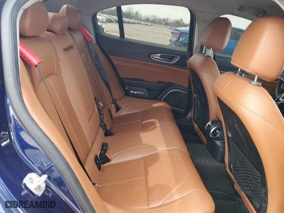 2018 Alfa Romeo Giulia with VIN ZARFAEDN7J7590223, listed as a Copart auction lot 49301005 with 113,535 mi miles and Salvage Title. Bid and sale history available at carsss.com. Image 10.