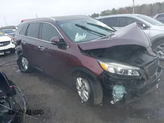 2016 Kia Sorento LX with VIN 5XYPG4A55GG142487, listed as a IAAI auction lot 41792925 with 118,355 mi miles. Bid and sale history available at carsss.com. Image 1.