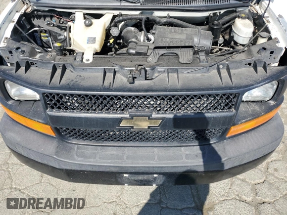 2010 Chevrolet Express Cargo Van with VIN 1GCZGFBA6A1171066, listed as a Copart auction lot 54843185 with 501,631 mi miles and Clean Title. Bid and sale history available at carsss.com. Image 12.