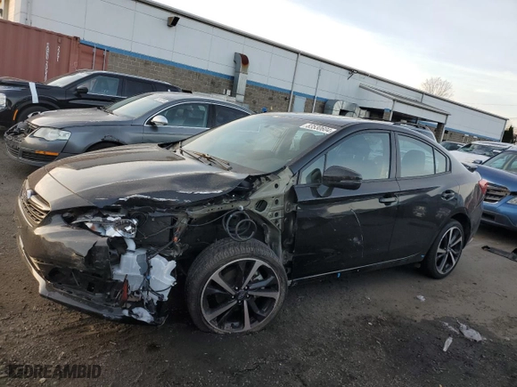 2023 Subaru Impreza Sport with VIN 4S3GKAM63P3603322, listed as a Copart auction lot 83530604 with 12,098 mi miles and Salvage Title. Bid and sale history available at carsss.com. Image 1.