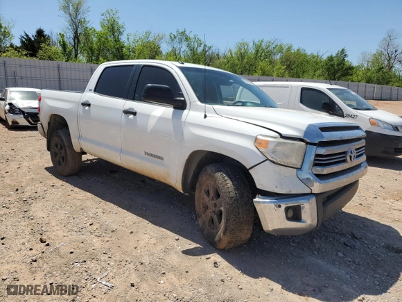 2016 Toyota Tundra 2WD Truck SR5 with VIN 5TFEM5F19GX104222, listed as a Copart auction lot 50589024 with NaN miles and Salvage Title. Bid and sale history available at carsss.com. Image 4.