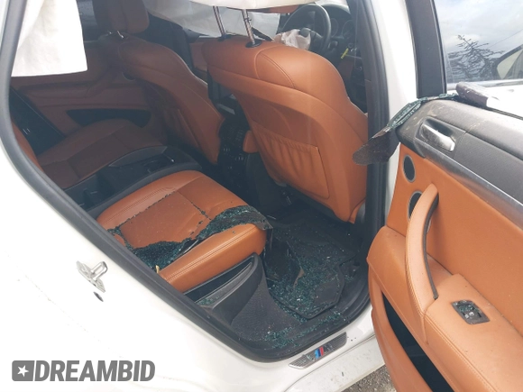 2010 BMW X6 M with VIN 5YMGZ0C52ALK13325, listed as a IAAI auction lot 40819581 with 134,282 mi miles. Bid and sale history available at carsss.com. Image 8.
