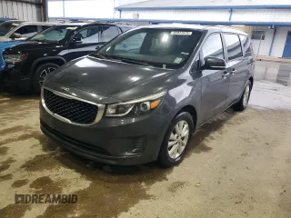 2016 Kia Sedona LX with VIN KNDMB5C18G6155870, listed as a Copart auction lot 55941575 with 157,577 mi miles and Clean Title. Bid and sale history available at DreamBid. Image 1.