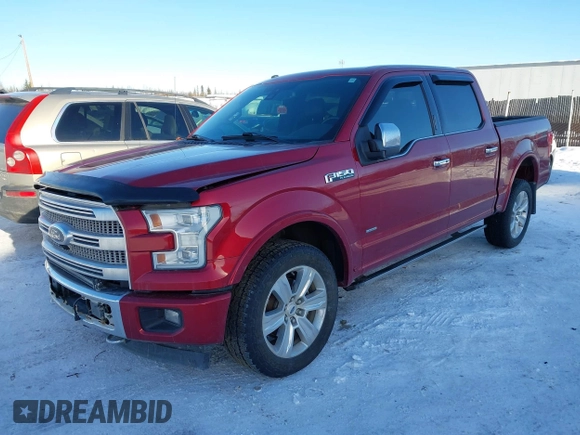 2017 Ford F-150 XL with VIN 1FTEW1EG6HFA47588, listed as a IAAI auction lot 41707391 with 71,529 mi miles. Bid and sale history available at carsss.com. Image 2.