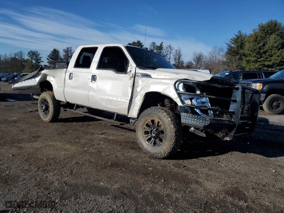 2015 Ford Super Duty F-250 SRW Lariat with VIN 1FT7W2B69FED13439, listed as a Copart auction lot 86986664 with 0 mi miles and Salvage Title. Bid and sale history available at carsss.com. Image 4.