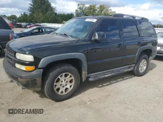 2005 Chevrolet Tahoe Z71 with VIN 1GNEK13T65R199268, listed as a Copart auction lot 76206884 with 302,824 mi miles and Clean Title. Bid and sale history available at carsss.com. Image 1.