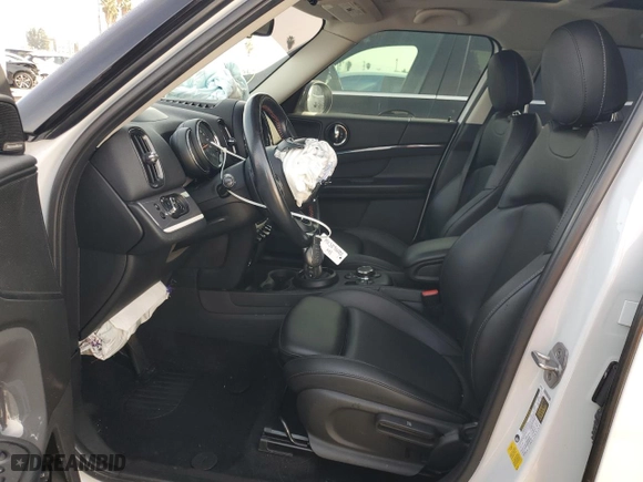 2019 MINI Countryman Cooper S with VIN WMZYT3C55K3E96002, listed as a Copart auction lot 43080985 with 0 miles and Salvage Title. Bid and sale history available at carsss.com. Image 7.