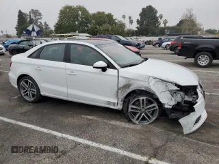 2018 Audi A3 Sedan Premium with VIN WAUAUGFF8J1092397, listed as a Copart auction lot 44392573 with 20,309 mi miles. Bid and sale history available at carsss.com. Image 4.
