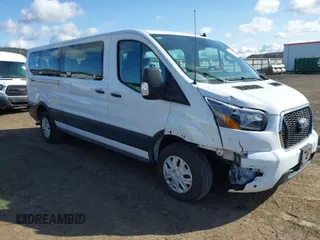 2024 Ford Transit Passenger XL with VIN 1FBAX2Y81RKA73471, listed as a IAAI auction lot 41999080 with 12,698 mi miles. Bid and sale history available at carsss.com. Image 1.