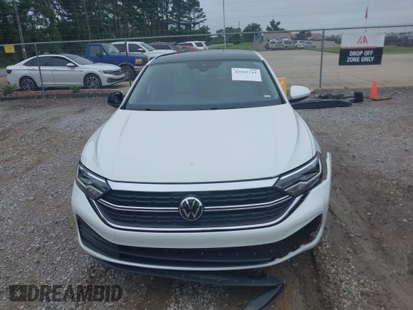 2023 Volkswagen Jetta SE with VIN 3VW7M7BU4PM061254, listed as a IAAI auction lot 42563741 with 35,468 mi miles and . Bid and sale history available at DreamBid. Image 12.