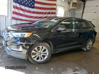 2019 Ford Edge Titanium with VIN 2FMPK4K9XKBC11683, listed as a Copart auction lot 50772945 with 114,006 mi miles and Salvage Title. Bid and sale history available at carsss.com. Image 1.