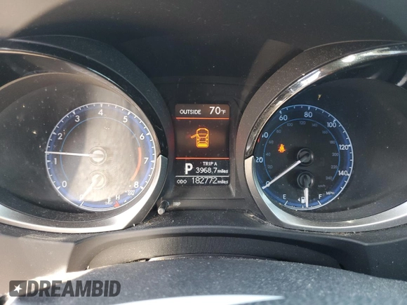 2016 Toyota Corolla L with VIN 2T1BURHE5GC670161, listed as a Copart auction lot 54418075 with 182,772 mi miles and Salvage Title. Bid and sale history available at DreamBid. Image 9.