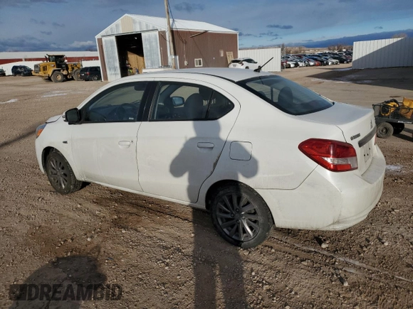 2017 Mitsubishi Mirage G4 SE with VIN ML32F4FJ1HHF11654, listed as a Copart auction lot 83892664 with 59,292 mi miles and Salvage Title. Bid and sale history available at carsss.com. Image 2.
