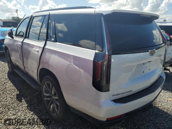 2021 Cadillac Escalade Sport z VIN 1GYS3EKL1MR270077, wystawiony jako Copart lot #74130854 z przebiegiem 21 584 mil mil oraz Szkoda całkowita • Salvage title. Historia ofert i sprzedaży dostępna na DreamBid. Obrazek 2.
