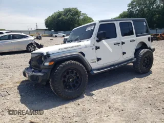 2019 Jeep Wrangler Unlimited Sport S with VIN 1C4HJXDN1KW643794, listed as a Copart auction lot 60561965 with 106,052 mi miles and Salvage title. Bid and sale history available at DreamBid. Image 1.