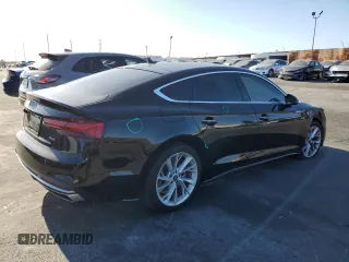 2022 Audi A5 Sportback Premium Plus with VIN WAUCBCF58NA003707, listed as a Copart auction lot 60572813 with 19,872 mi miles. Bid and sale history available at carsss.com. Image 3.