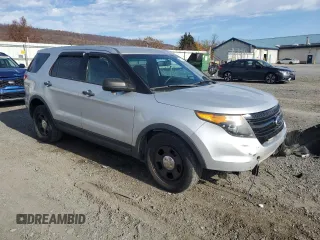 2014 Ford Utility Police Interceptor with VIN 1FM5K8AR1EGC01993, listed as a Copart auction lot 81580494 with 131,243 mi miles and Salvage Title. Bid and sale history available at carsss.com. Image 4.