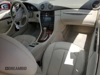 2008 Mercedes-Benz CLK 350 with VIN WDBTK56F48T094425, listed as a Copart auction lot 54401365 with 66,818 mi miles and Salvage title. Bid and sale history available at DreamBid. Image 8.