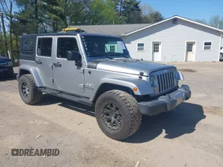 2018 Jeep Wrangler Unlimited Sahara z VIN 1C4BJWEG3JL864961, wystawiony jako IAAI lot #42135961 z przebiegiem 89 381 mil mil oraz . Historia ofert i sprzedaży dostępna na DreamBid. Obrazek 1.