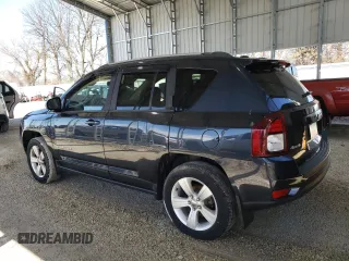 2015 Jeep Compass Latitude with VIN 1C4NJDEB1FD216428, listed as a Copart auction lot 46059185 with 267,299 mi miles and Clean Title. Bid and sale history available at carsss.com. Image 2.