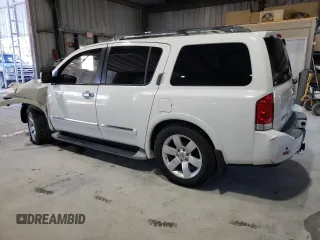 2010 Nissan Armada Titanium z VIN 5N1BA0NDXAN610604, wystawiony jako Copart lot #80023374 z przebiegiem 199 475 mil mil oraz Szkoda całkowita • Salvage title. Historia ofert i sprzedaży dostępna na DreamBid. Obrazek 2.
