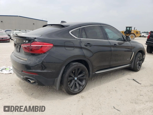 2017 BMW X6 xDrive35i with VIN 5UXKU2C52H0N85089, listed as a Copart auction lot 56287473 with 0 mi miles. Bid and sale history available at carsss.com. Image 3.