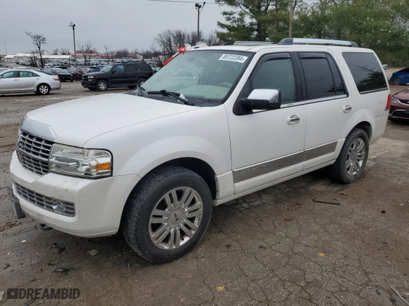 2009 Lincoln Navigator with VIN 5LMFU28599EJ00259, listed as a Copart auction lot 85722284 with 206,402 mi miles and Salvage Title. Bid and sale history available at carsss.com. Image 1.