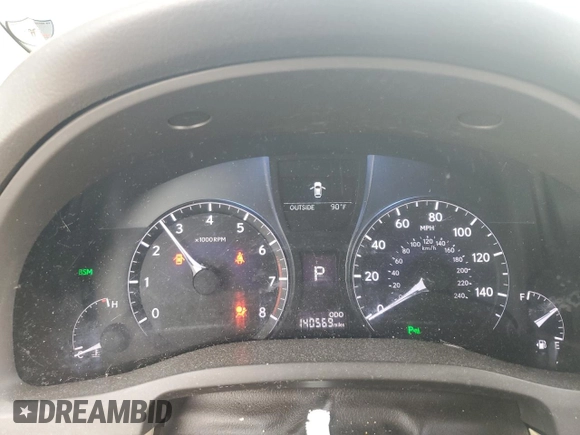 2015 Lexus RX 350 with VIN 2T2ZK1BA4FC173091, listed as a Copart auction lot 60573615 with 140,569 mi miles and Salvage title. Bid and sale history available at DreamBid. Image 9.