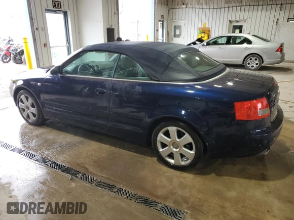 2005 Audi A4 1.8T with VIN WAUAC48H85K009633, listed as a Copart auction lot 85316874 with 97,936 mi miles and Salvage Title. Bid and sale history available at carsss.com. Image 2.