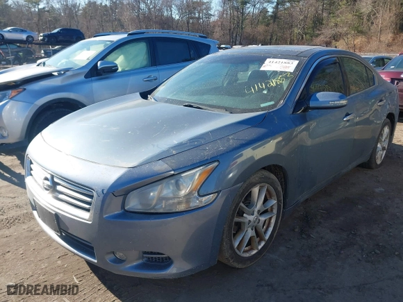 2012 Nissan Maxima 3.5 S with VIN 1N4AA5AP5CC840973, listed as a IAAI auction lot 41421883 with 129,877 mi miles. Bid and sale history available at carsss.com. Image 2.