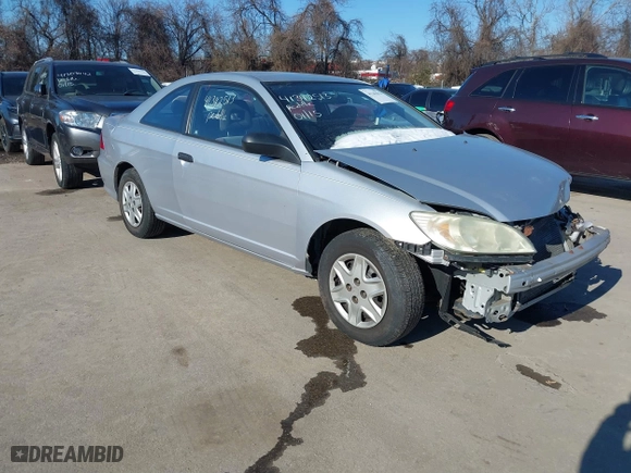2004 Honda Civic VP with VIN 1HGEM22194L065818, listed as a IAAI auction lot 41342513 with 206,299 mi miles. Bid and sale history available at carsss.com. Image 1.