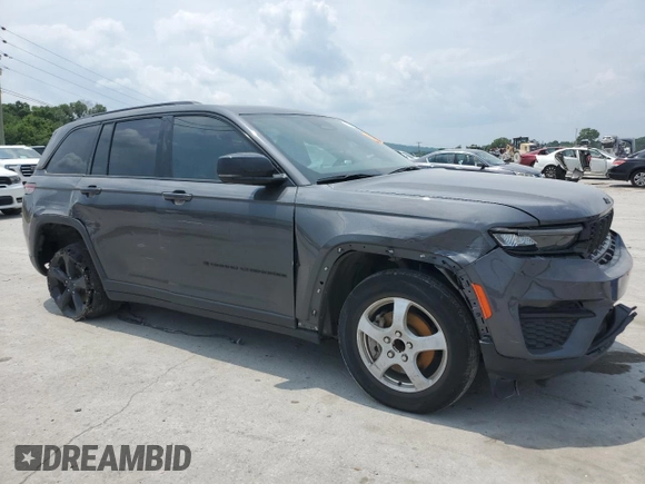 2022 Jeep Grand Cherokee Altitude with VIN 1C4RJGAG3N8630631, listed as a Copart auction lot 59544235 with 23,655 mi miles and Salvage title. Bid and sale history available at DreamBid. Image 4.